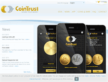 Tablet Screenshot of cointrustapp.com
